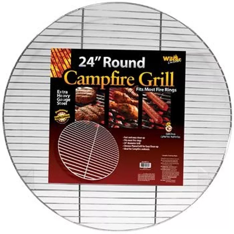 1 X Round Campfire Grill Grid for Fire Rings 24-inch