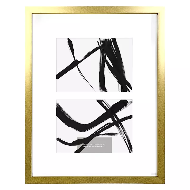 2-Opening Gold Collage Picture Frame, 11x14