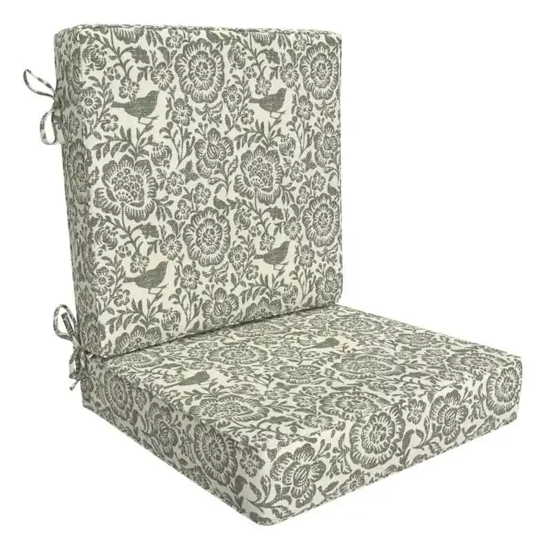 2-Piece Endive Floral Outdoor Deep Seat Cushion Set