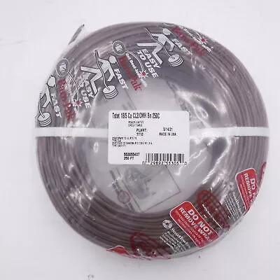 250′ Roll 18/5 AWG Thermostat Cable 553055407 Solid Copper Wire .17″ Diameter