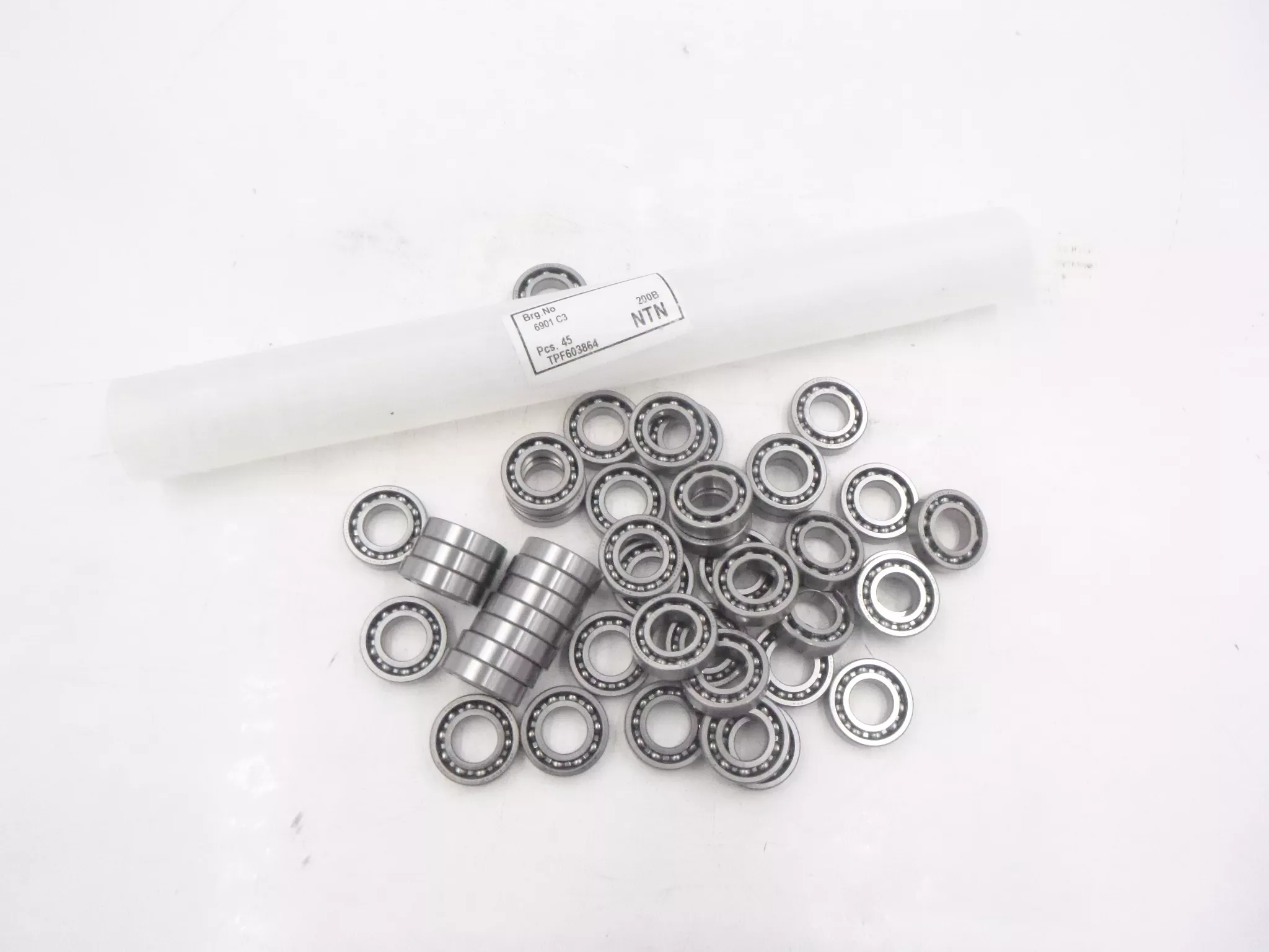 45 Pack NTN 6901 C3 Radial Groove Ball Bearings 200B