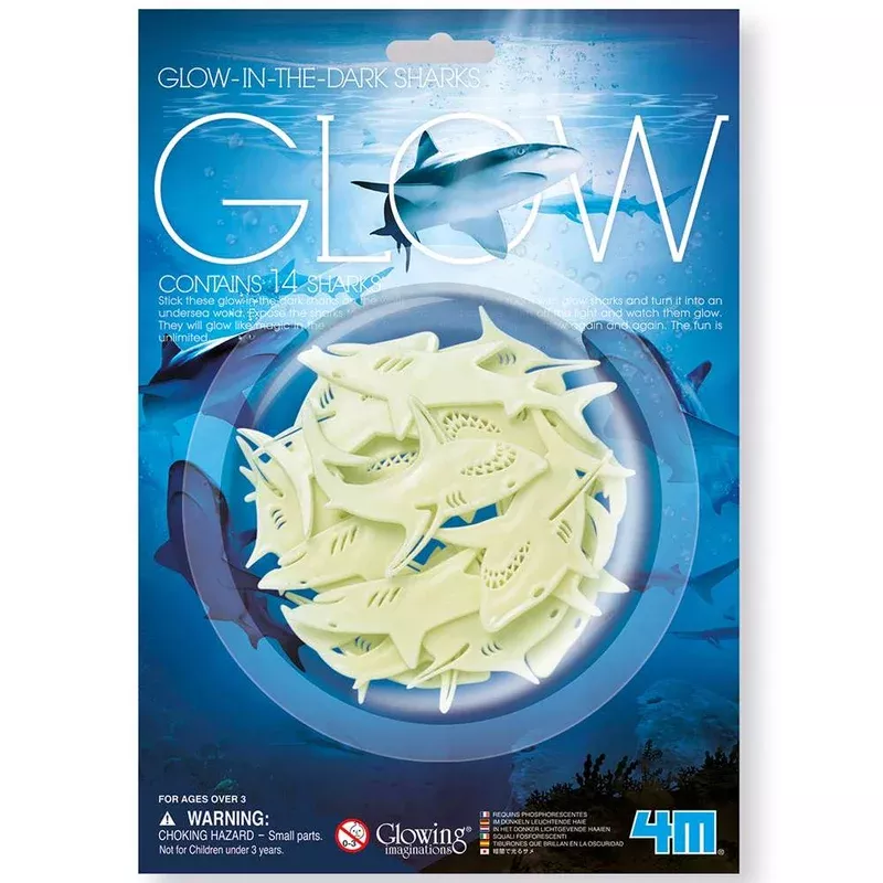 4M Glow-in-the-dark Sharks
