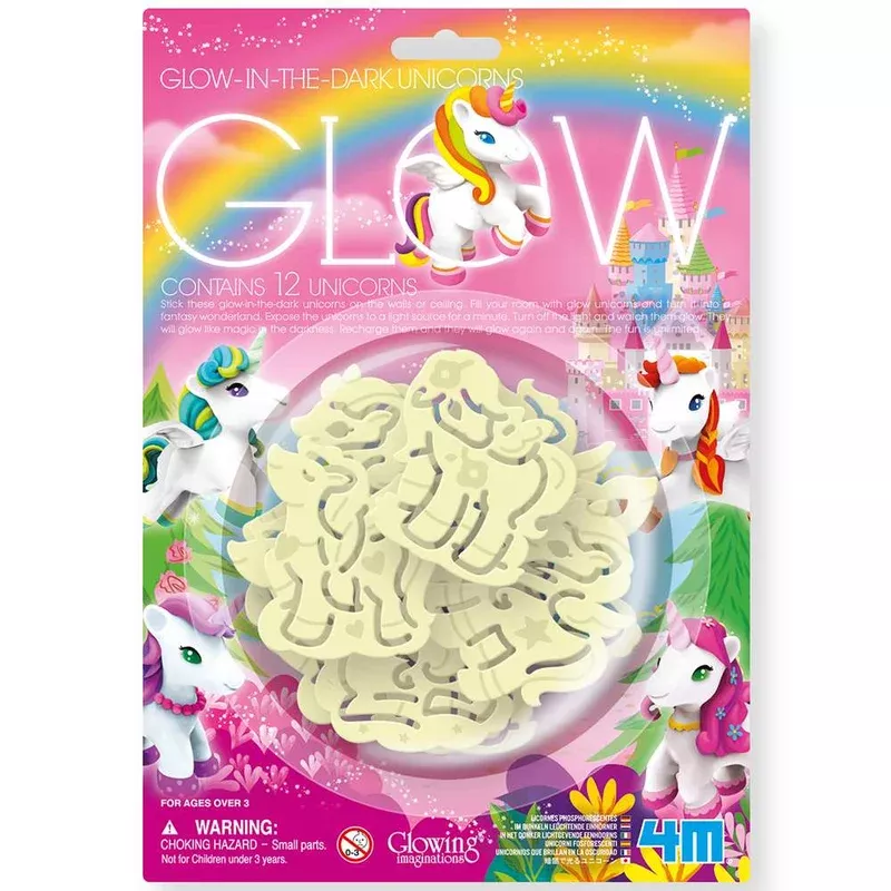 4M Glow-in-the-dark Unicorns
