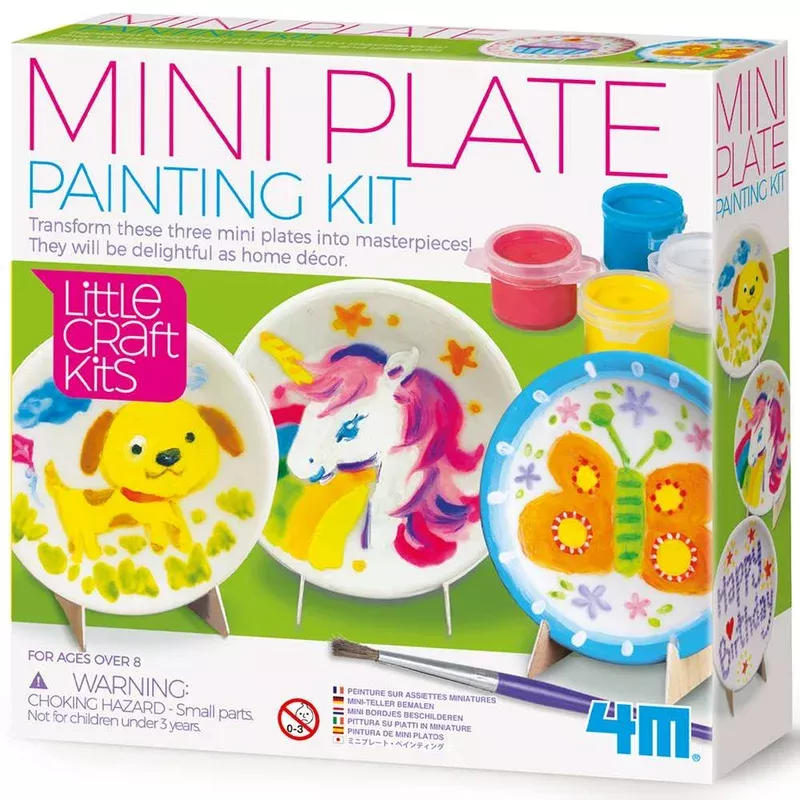 4M Little Craft – Mini Plate Painting Kit