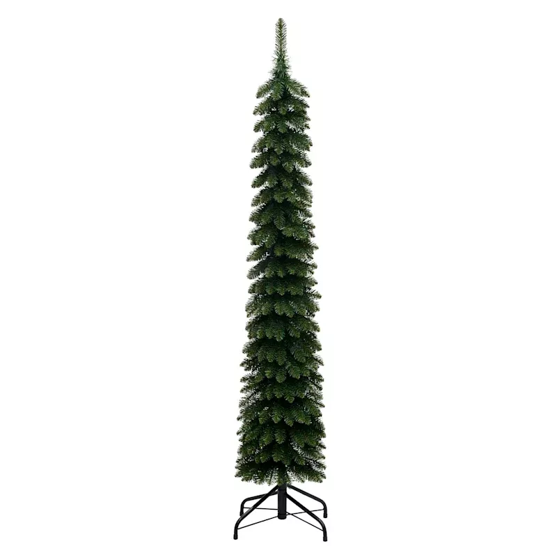 (A19) Unlit Slim Canadian Fir Tree, 5'