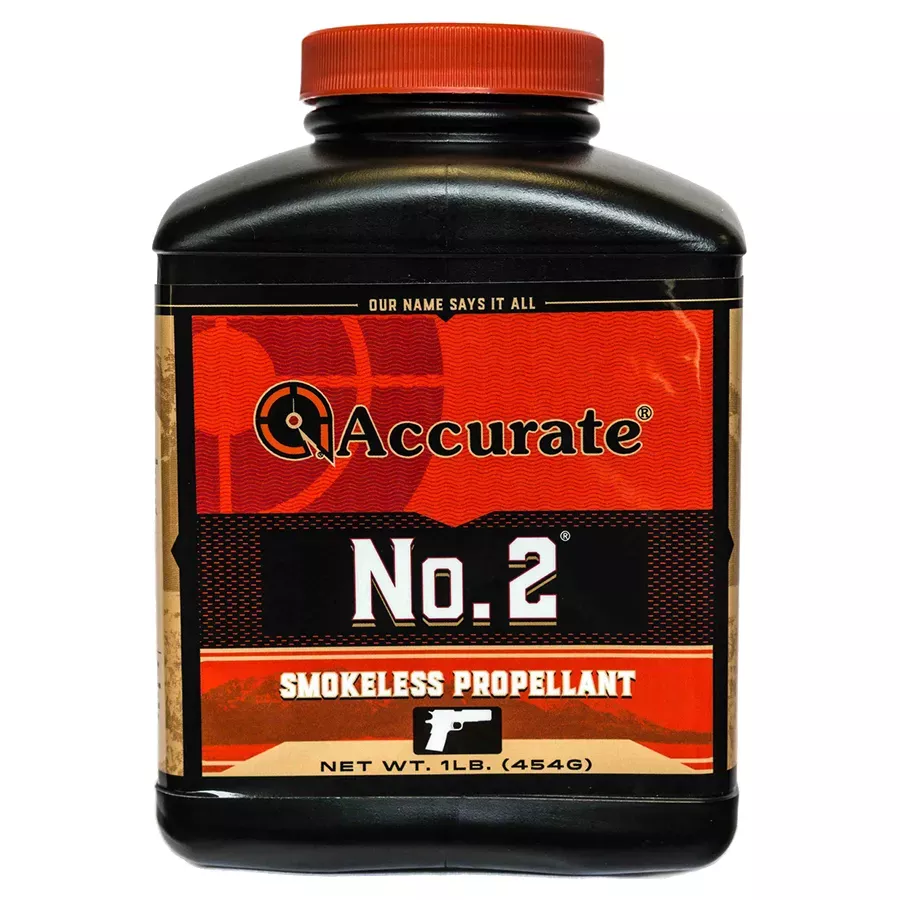 Accurate No.2 Smokeless Propellant Handgun Powder - 1 lb