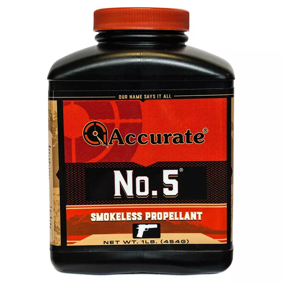 Accurate No.5 Smokeless Propellant Handgun Powder - 1 lb