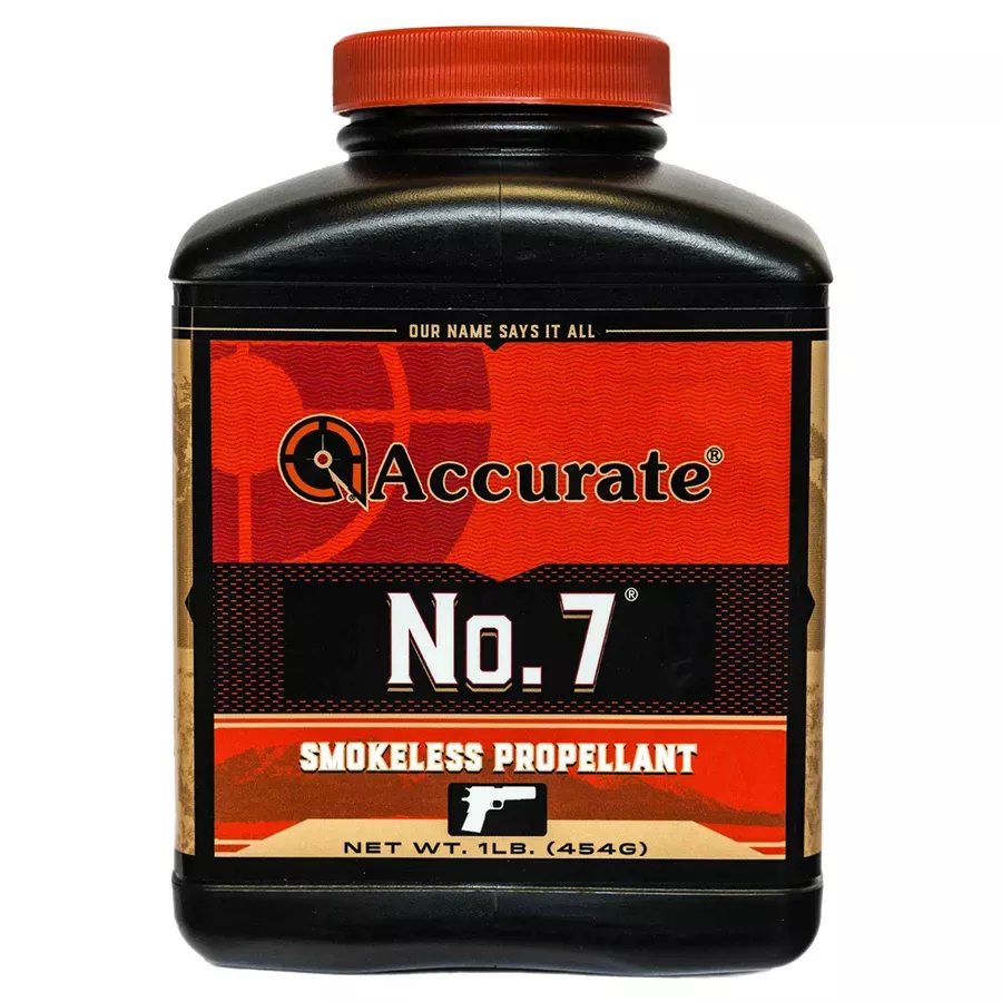 Accurate No.7 Smokeless Propellant Handgun Powder - 1 lb