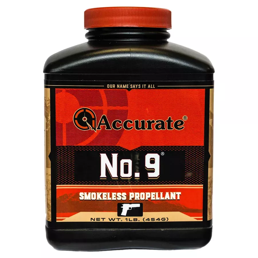 Accurate No.9 Smokeless Propellant Handgun Powder - 1 lb