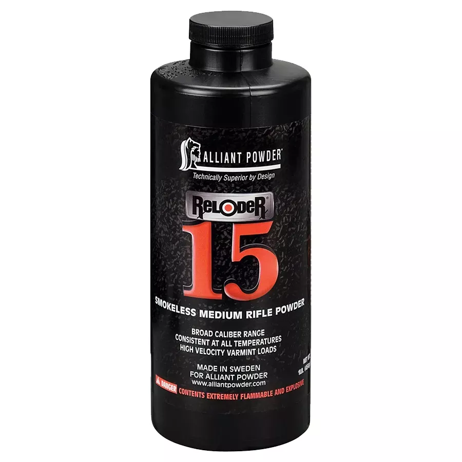 Alliant Powder Reloder 15 Smokeless Medium Rifle Powder - 1 lb