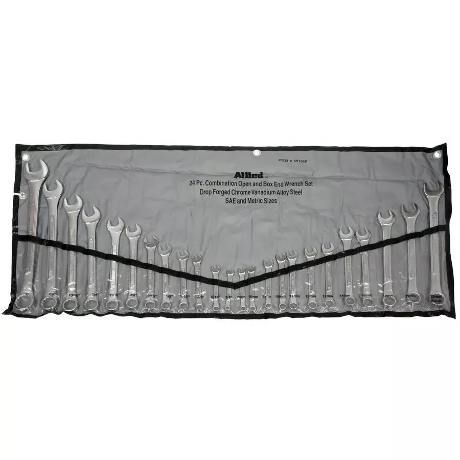 Allied 24 Pc. Raised Panel Combination Wrenches