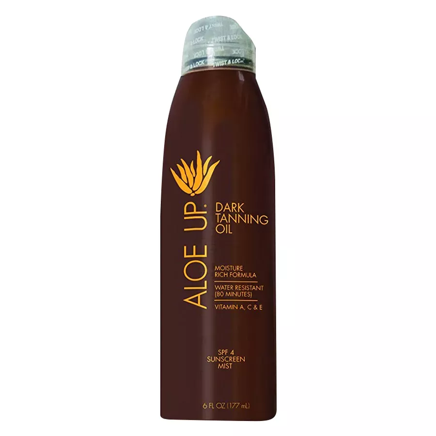 Aloe Up SPF 4 Dark Tanning Oil Continuous Spray