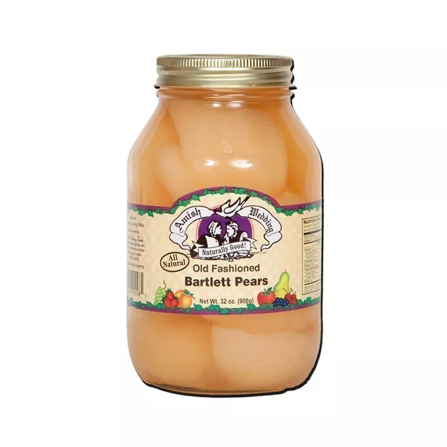 Amish Wedding Bartlett Pears - 32 oz