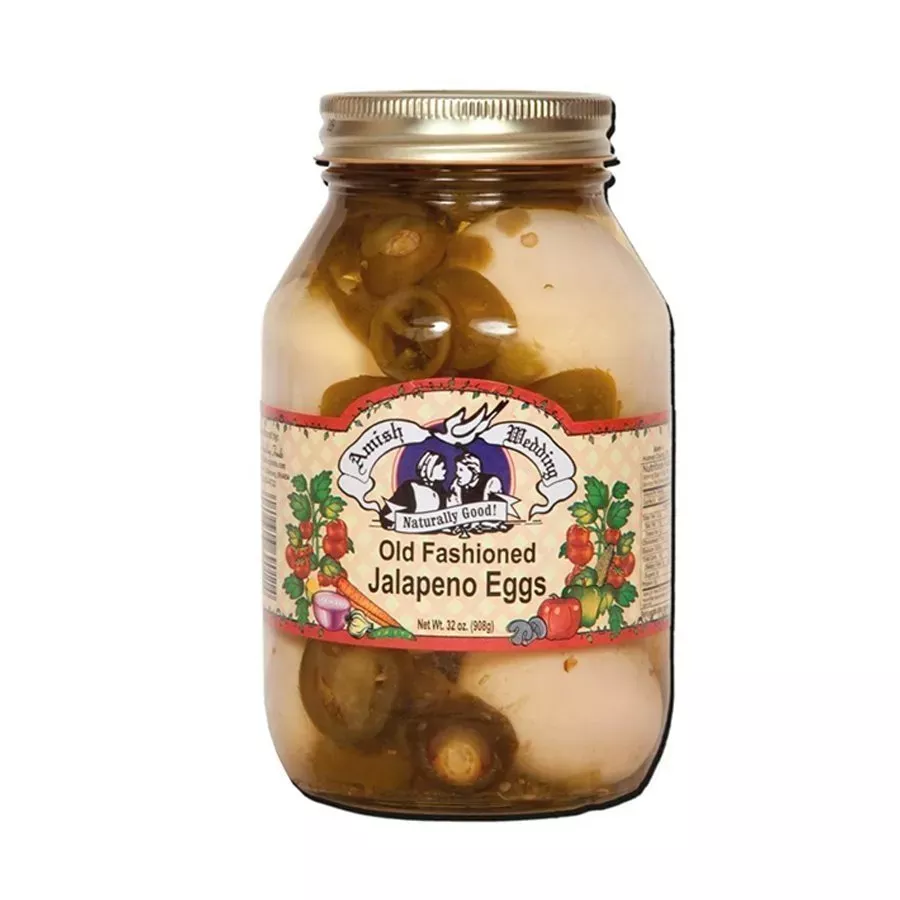 Amish Wedding Jalapeno Eggs - 32 oz