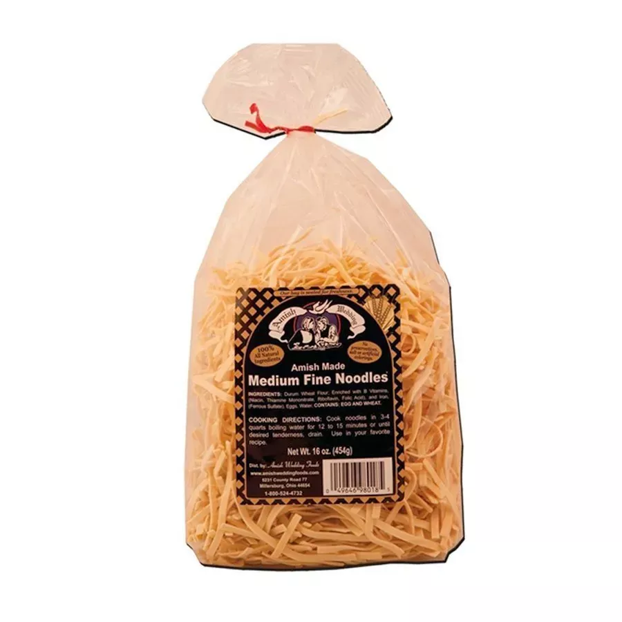 Amish Wedding Medium Fine Noodles - 16 oz
