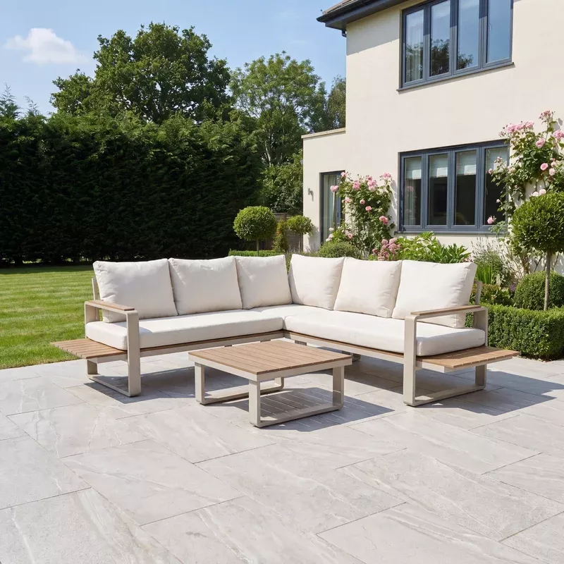 Artemis Home Linden Outdoor Corner Lounge Set And Table