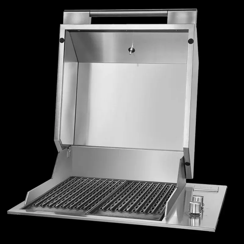 Artusi BBQ 316 Grade Stainless Steel 60cm BBQ with Roasting Hood