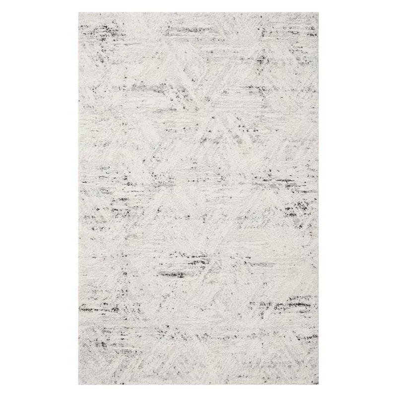 (B593) Boulder Ivory Area Rug, 4x6