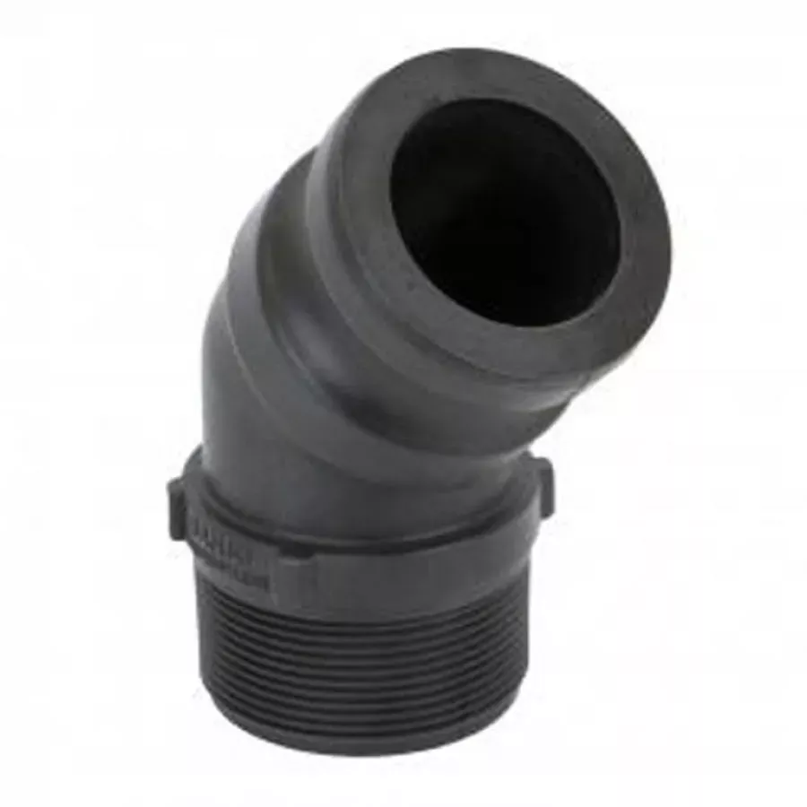 Banjo Polypropylene 45 Degree Male Adapter