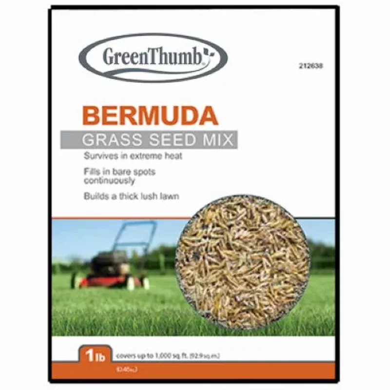 Barenbrug GTBERM1 1 LB Bag of Bermuda Grass Seed Mix – Quantity of 5