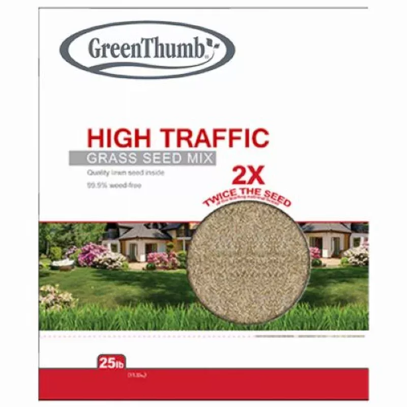Barenbrug GTHT25 25 LB Bag of High Traffic Grass Seed Mix – Quantity of 5