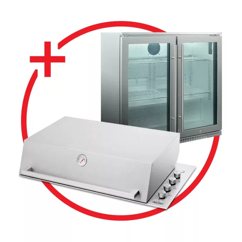 BeefEater Proline and Double Door Fridge Outdoor Kitchen Package