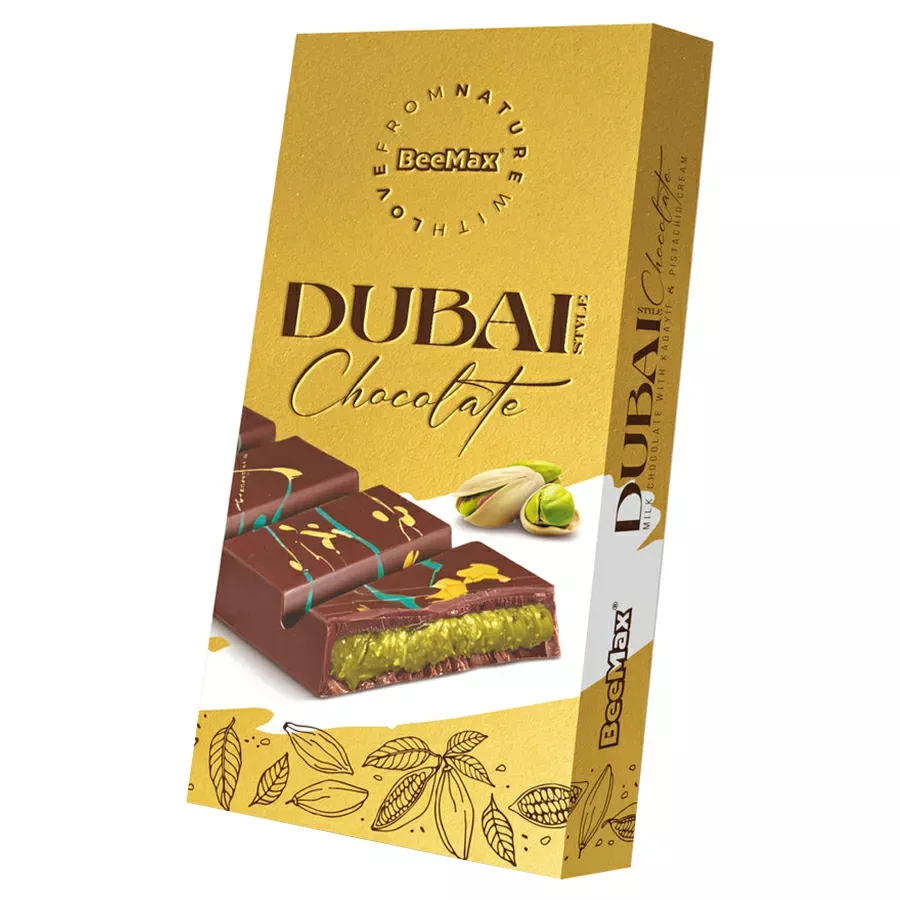 BeeMax Dubai Style Chocolate Bar - 3.36 oz