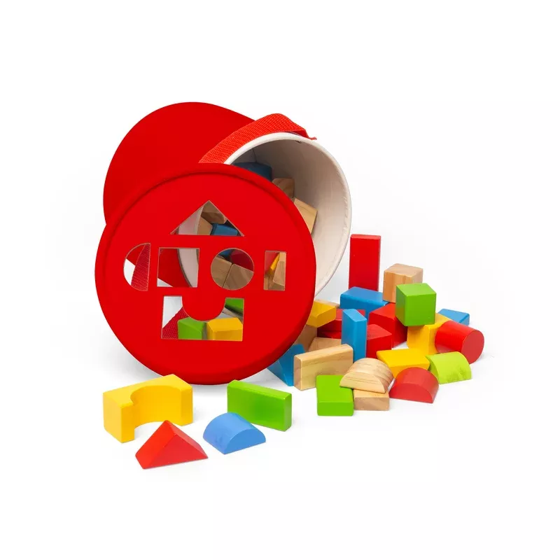 Bigjigs Toys 80pc Wooden Building Bricks