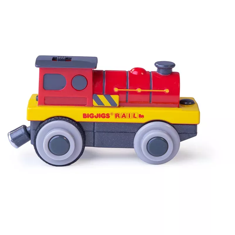 Bigjigs Toys Battery Power Red Train Engine