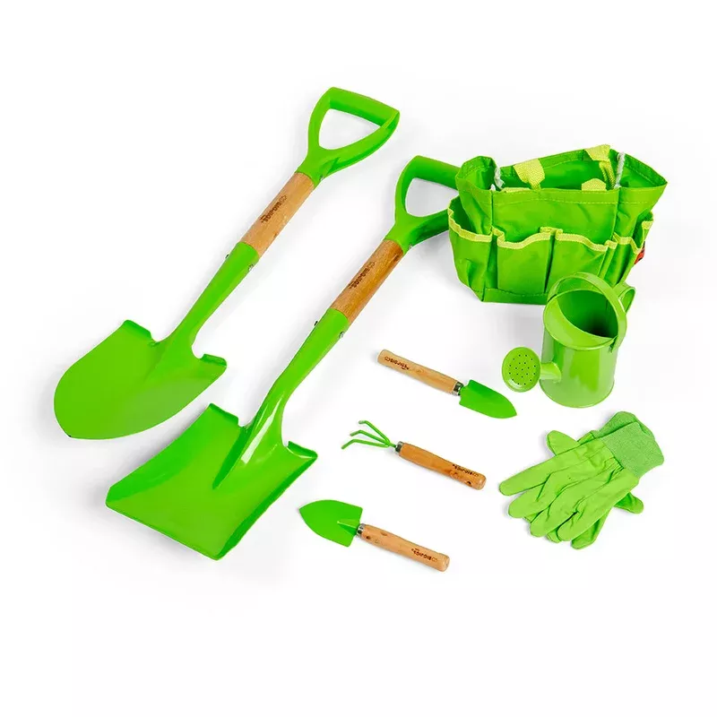 Bigjigs Toys Children’s Short Handled Garding Tool Bundle