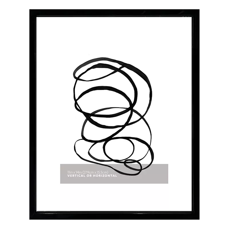 Black Floating Wall Frame, 16x20