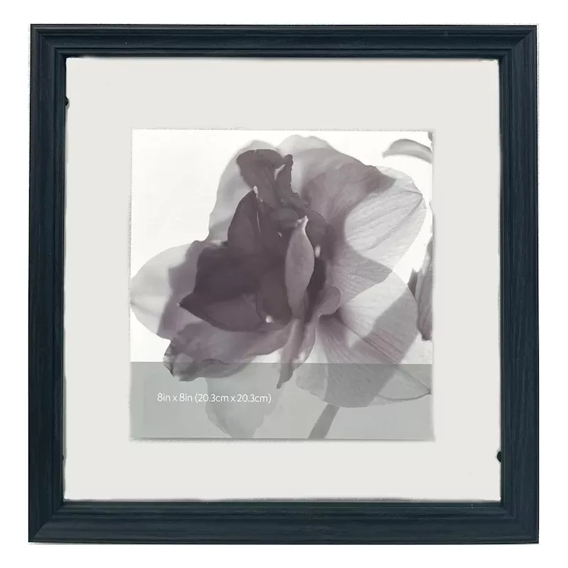 Black Ornate Floating Wall Frame, 12"