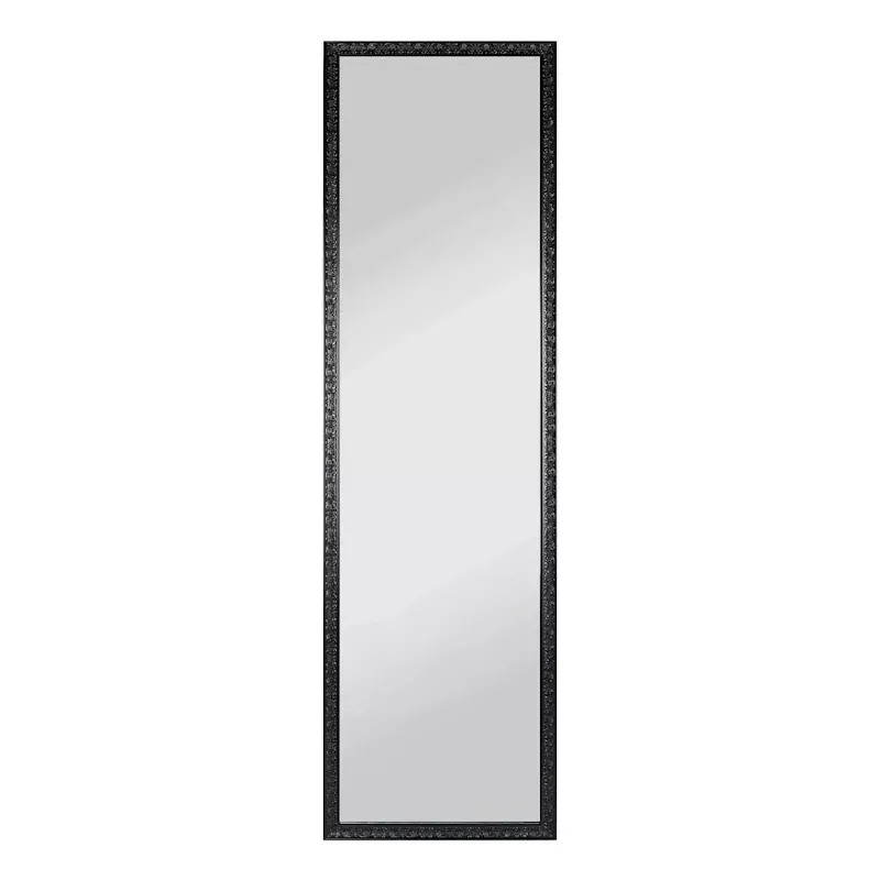 Black Ornate Leaner Mirror, 14x50