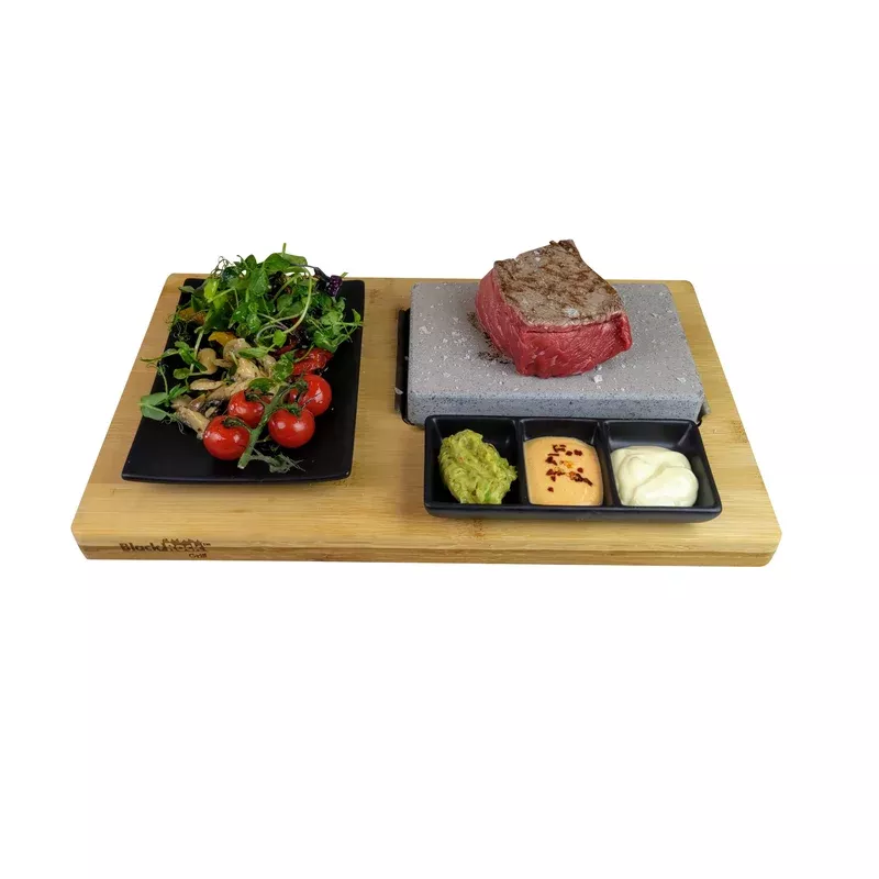 Black Rock Grill Black Steak Stone Cooking Set