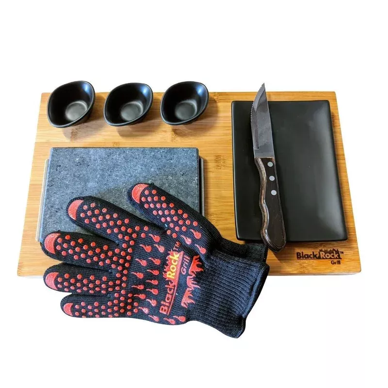 Black Rock Grill Steak Stones Cooking Gift Set