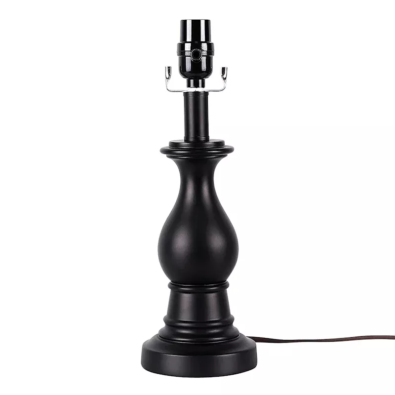 Black Stick Lamp Base, 14"