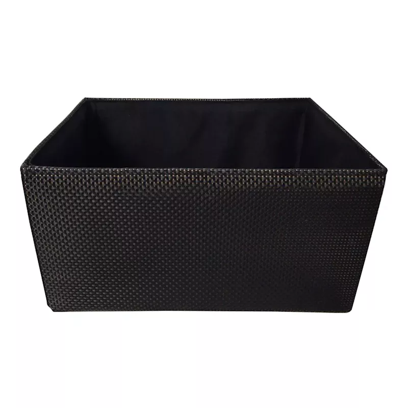 Black Storage Basket, Large