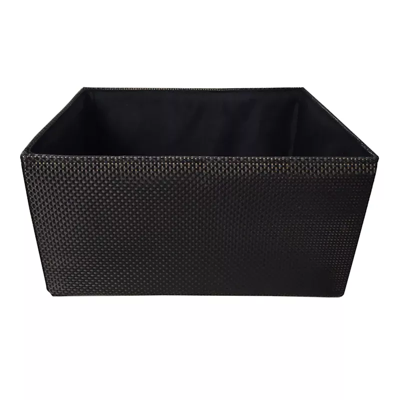 Black Storage Basket, Medium