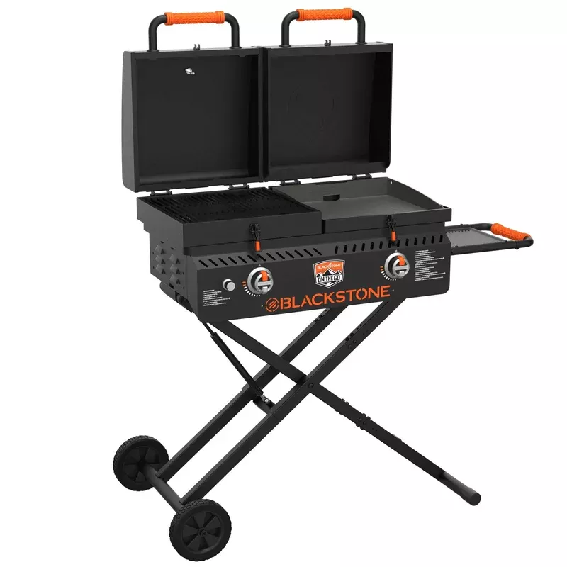 Blackstone 17″ On The Go Tailgaiter Griddle/Grill Combo