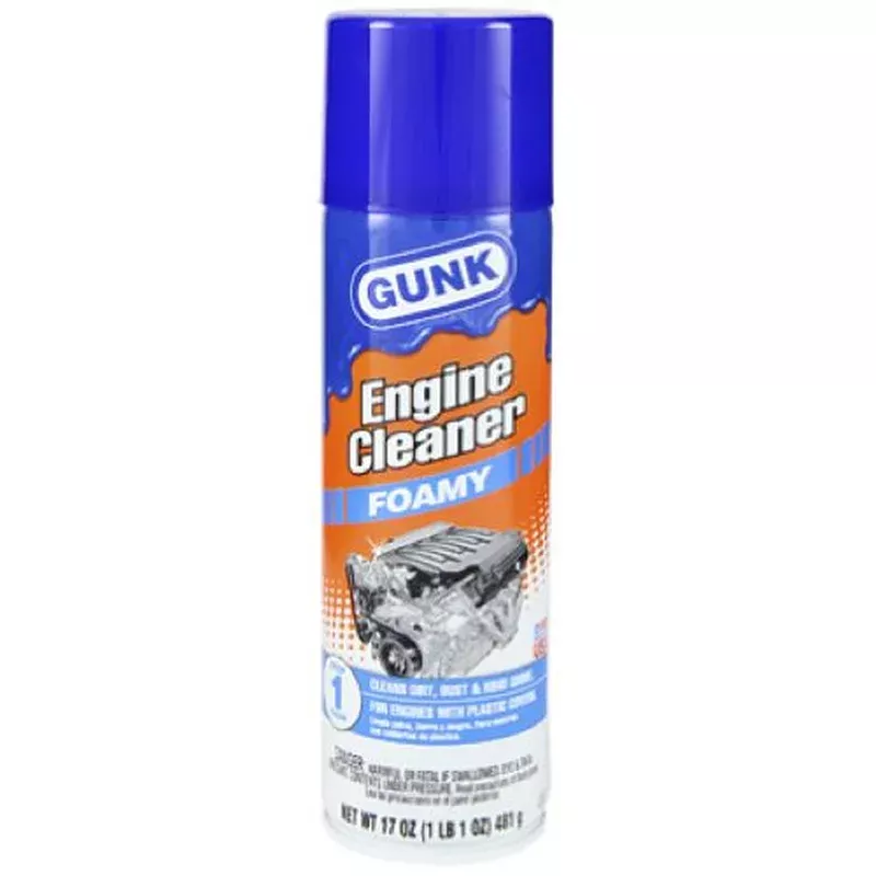 Blaster FEB1CA 17 oz Can of Gunk Foamy Engine Degreaser Cleaner – Quantity of 2