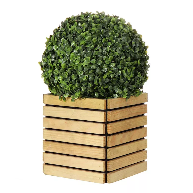 Boxwood Wood Vessel, 16"