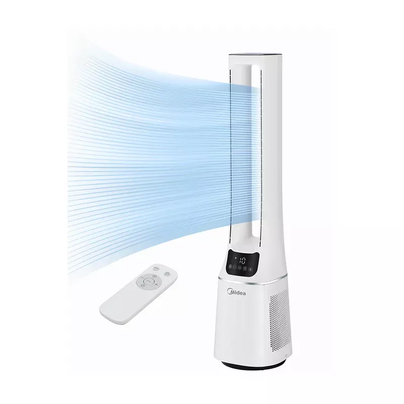 Breeins Midea Ams150-pbw Air Purifier Bladeless Fan white