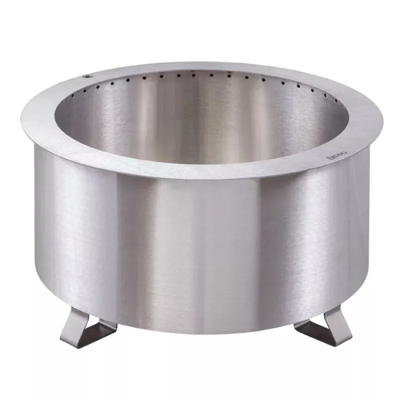 Breeo – Double Flame 24 Smokeless Fire Pit – Stainless Steel