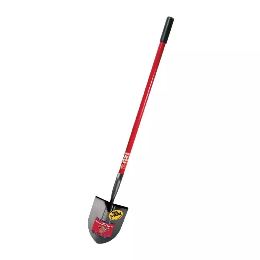 Bully Tools Round Point Long Handle Shovel