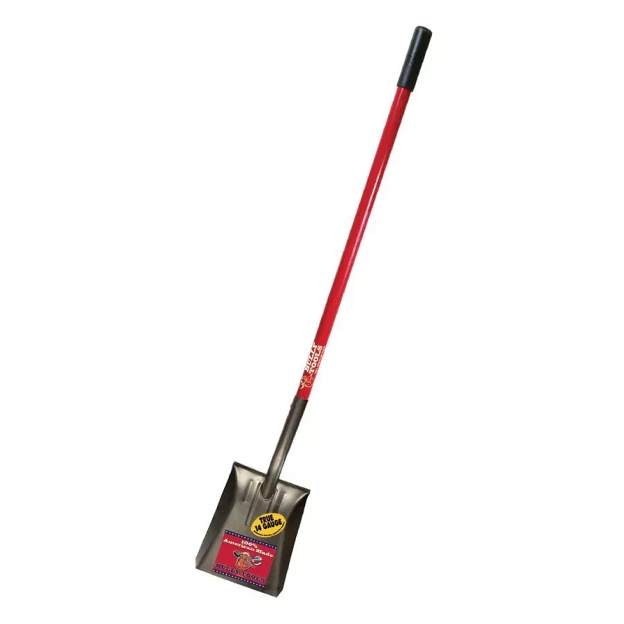 Bully Tools Square Point Long Handle Shovel