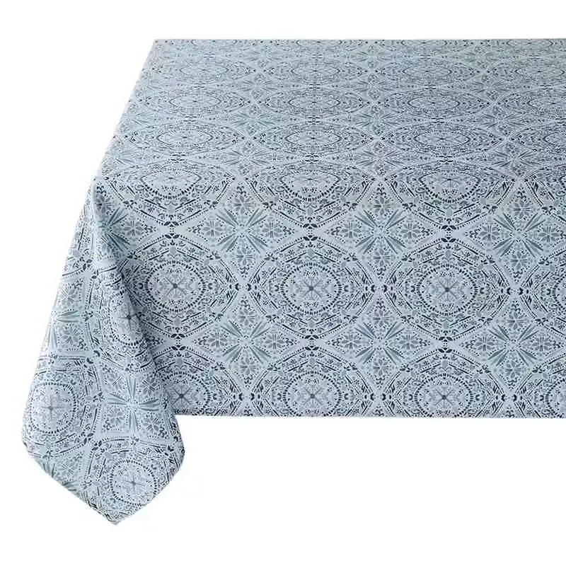 Cameo Blue Morocco Tablecloth, 60x104