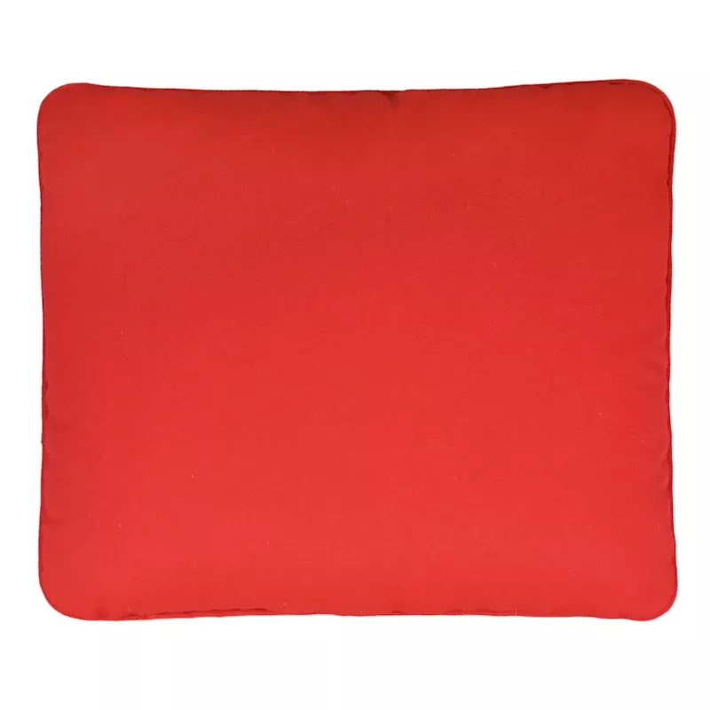 Cherry Canvas Outdoor Corded Back Cushion