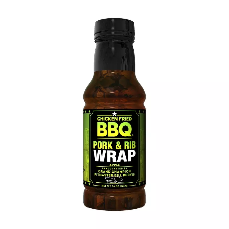 Chicken Fried BBQ Apple Pork and Rib Wrap