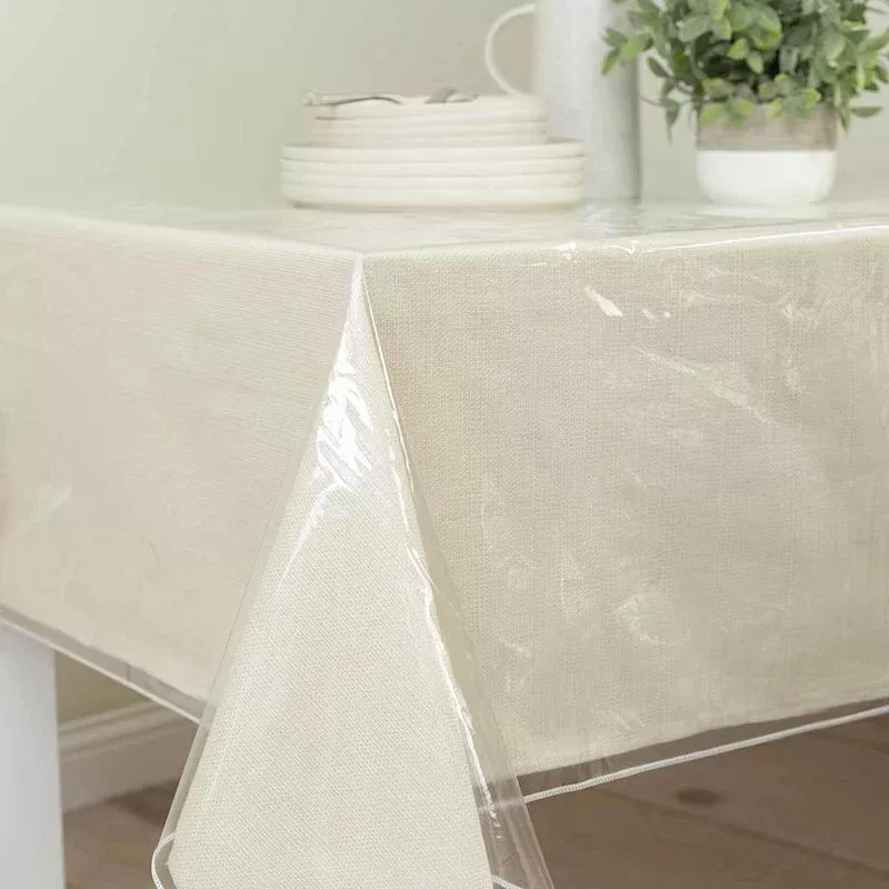 Clear Vinyl Tablecloth, 60x84