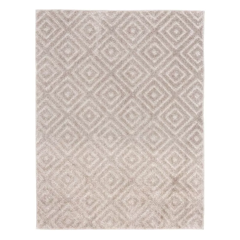 (D604) Waterford Ronin Parchment Area Rug, 5x7